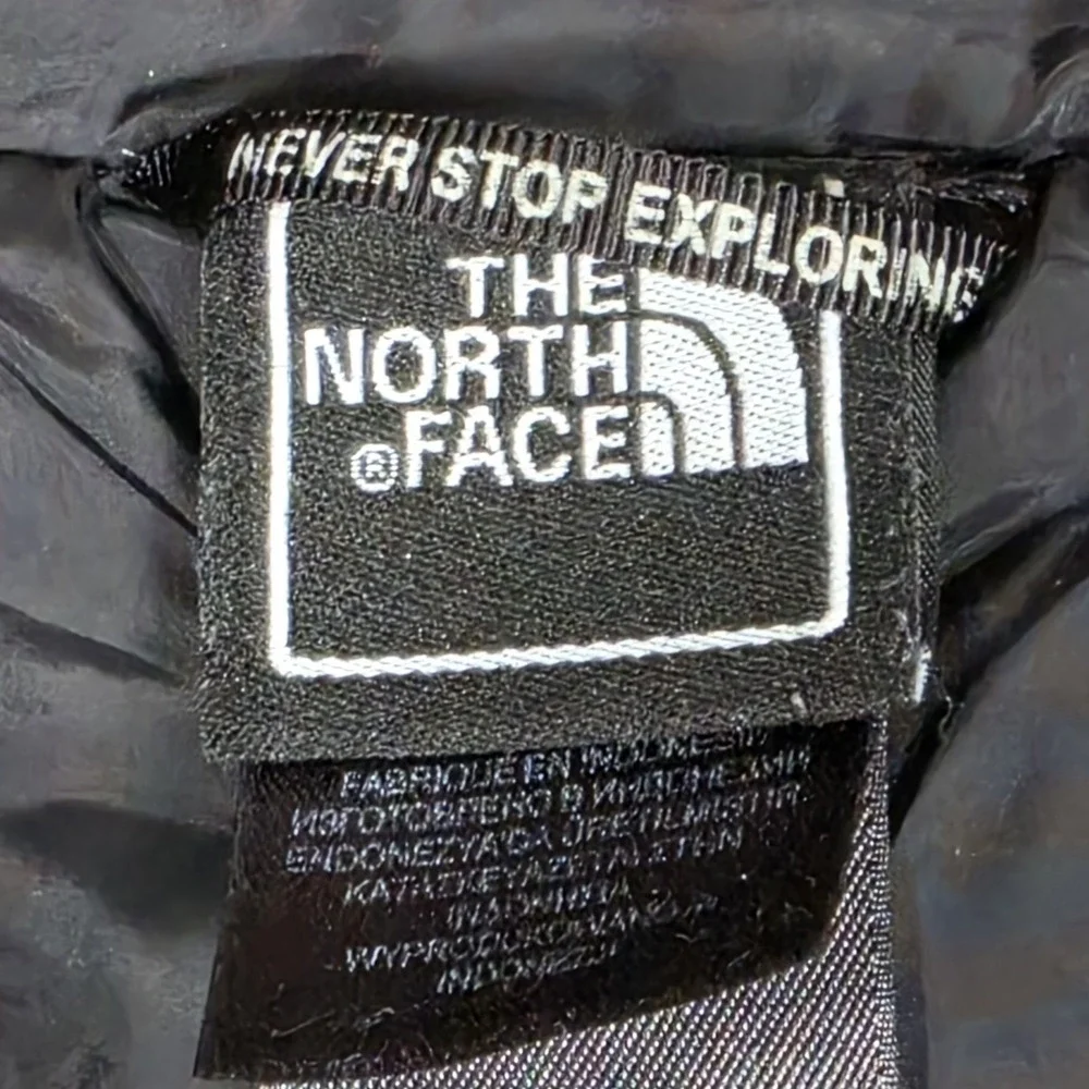 The North Face Primaloft‎ Insulated Black Softshell Hybrid Jacket Mens M Medium